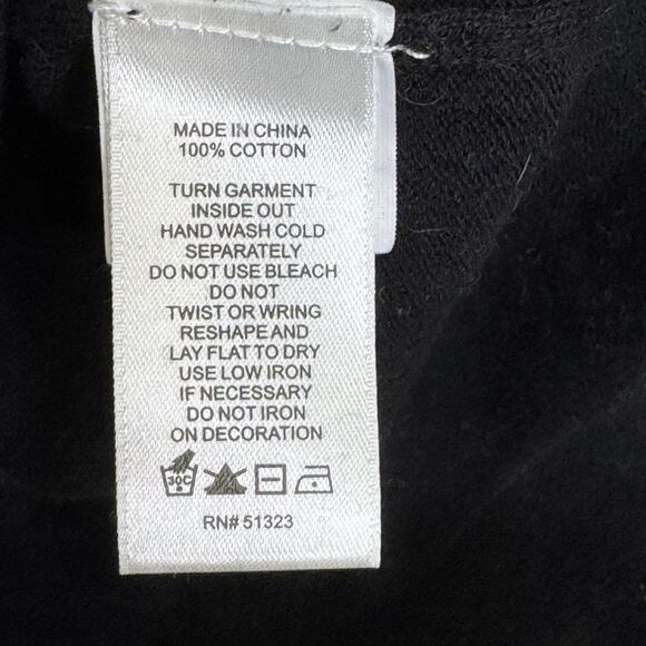 CeCe Sweater Womens Large Black Peter Pan Collar Pearl Sequin Embellished Knit - Picture 7 of 7